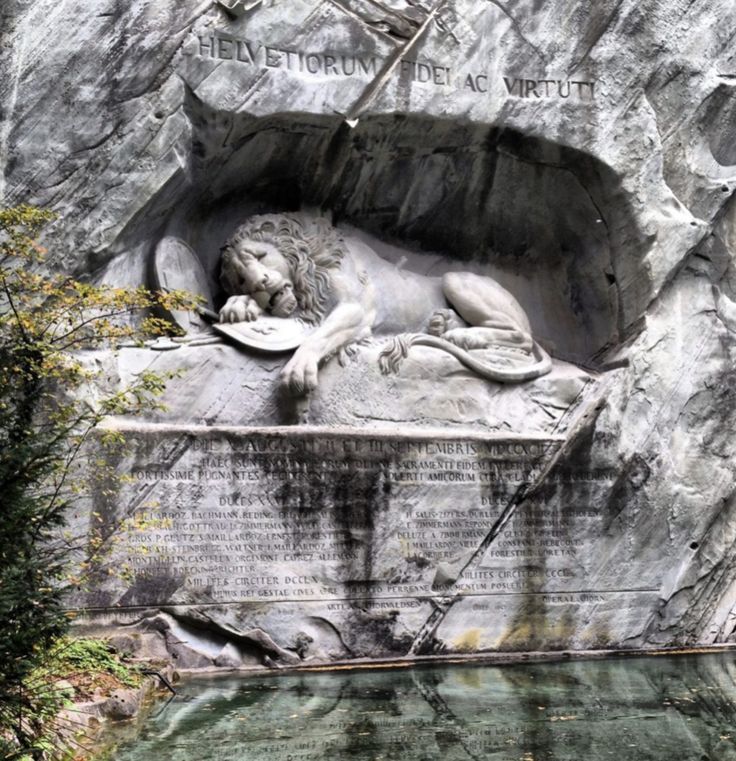 Lion Monument Lucerne Switzerland Itinerary Lion Monument Travel Inspiration