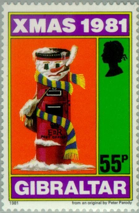 the 199 best gibraltar stamps images on pinterest stamps stamp christmas children s drawings gibraltar christmas 1981 mi