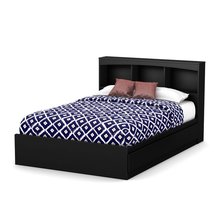 south shore step one full size bed frame with drawers and bookcase headboard set step - Full Bed Frame With Headboard south shore step one full size bed frame with drawers and bookcase headboard set step - Full Bed Frame With Headboard