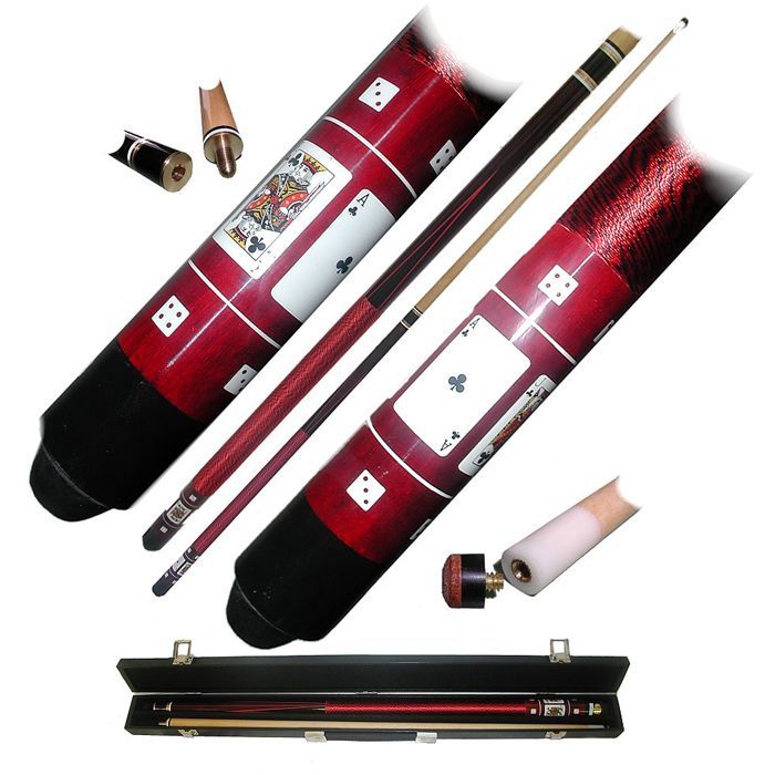 Trademark Games Red Royal Flush Poker Billiard Hardwood