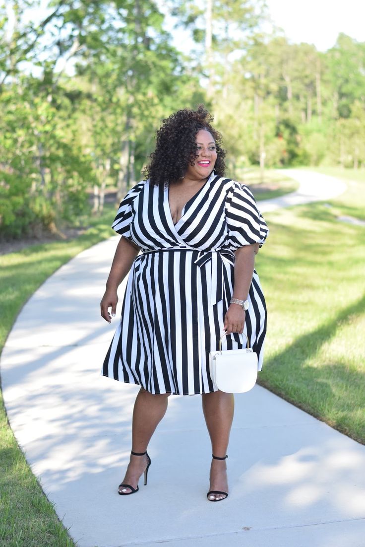 Eloquii striped dress sales