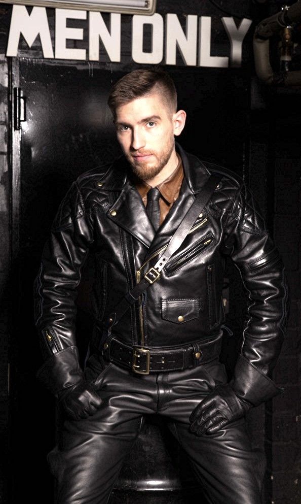 Jens Walker aka GearUpBerlin | Leather jacket men, Leather Pin by Mark v H on Leather world | Black boots men, Leather