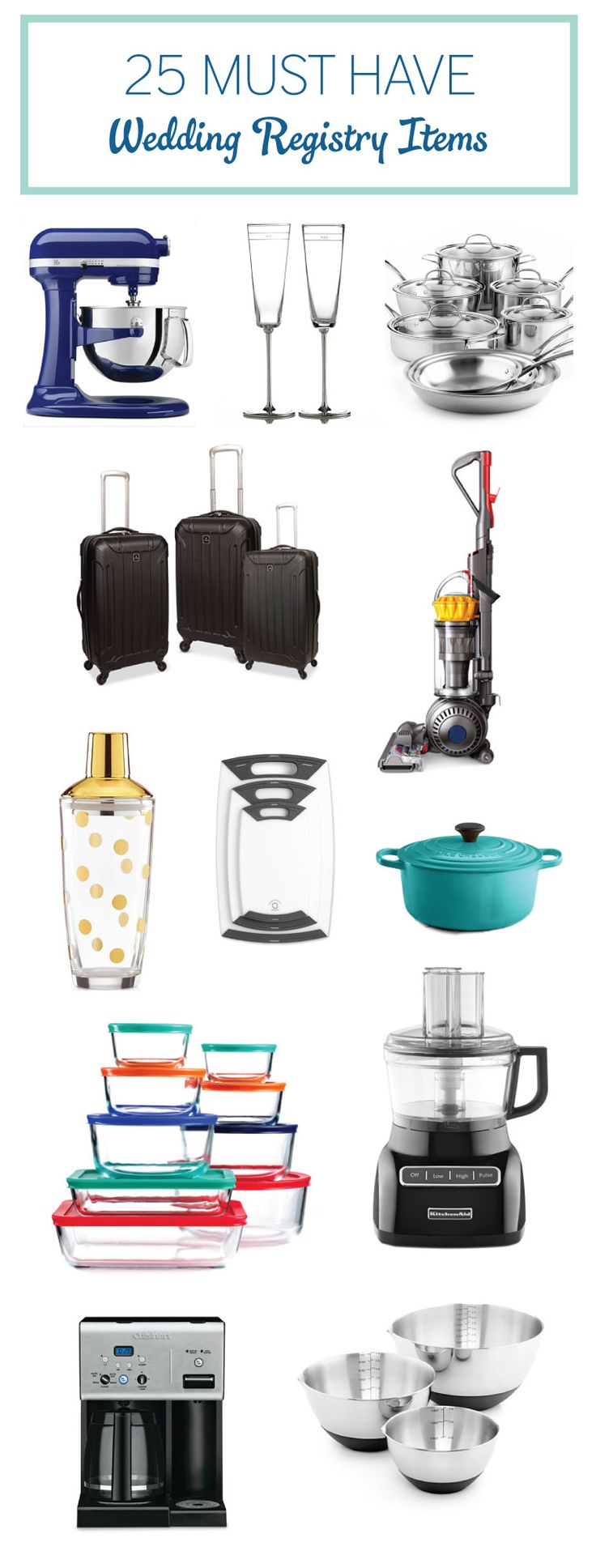 Best 25 Bridal Registry Ideas Only On Pinterest Wedding 25 Must Have Wedding Registry Items