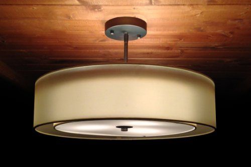grazia 20 inch three light double drum convertible ceiling flush kitchen ceiling lights uk