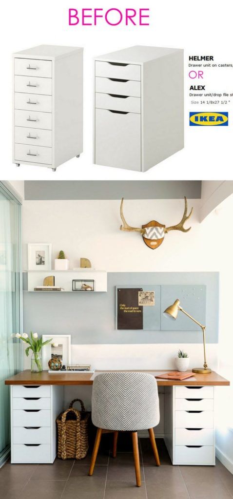 10 Projets Ikea A Faire Soi Meme Qui Sont Grandioses Ikea Desk Hack Doe Het Zelf Meubels Kamerinrichting