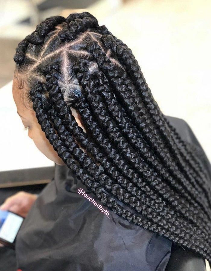 pics Triangle Real Big Jumbo Box Braids pinterest