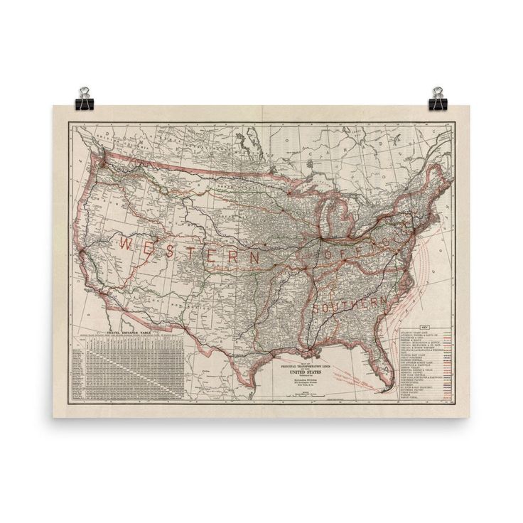 Complete US Railroad Map 1921 - Be44e6083b31fc1d2cf58af25812d8aa