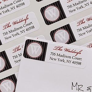 personal mailing label