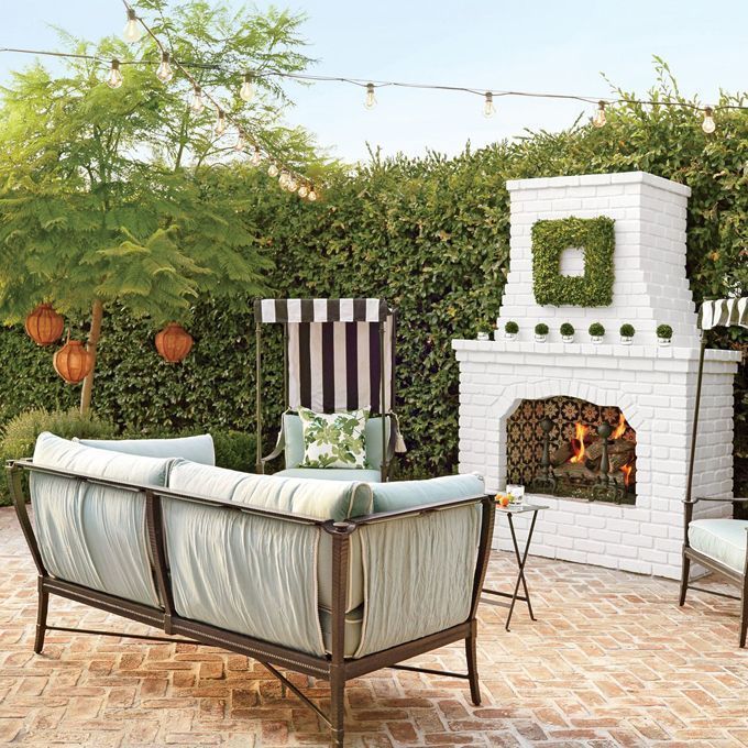24 White Brick Outdoor Fireplace | Outdoor fireplace ... 24 White Brick Outdoor Fireplace | Outdoor fireplace ... on Brick Outdoor Fireplace Ideas id=53308