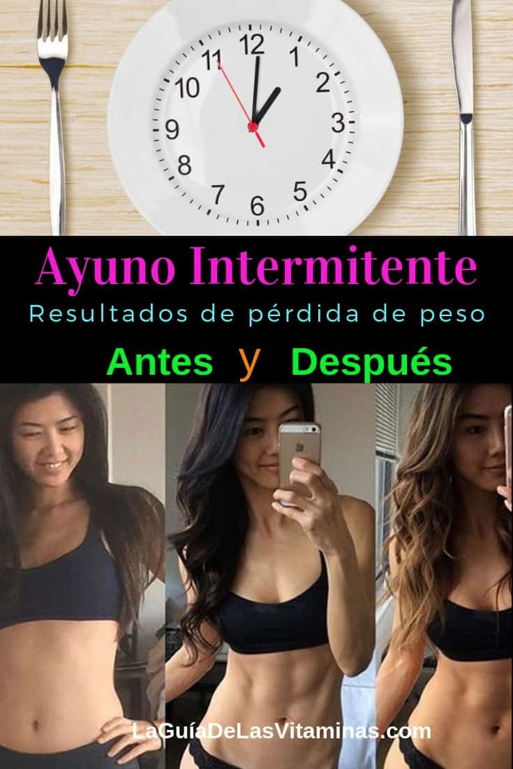 Ayuno intermitente perdida peso