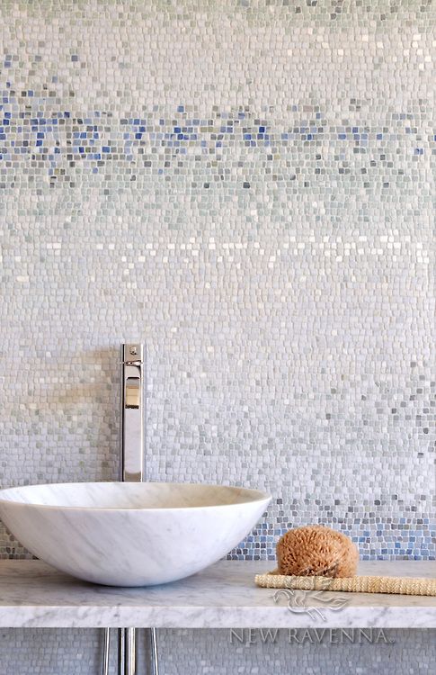 8 Best Azul Macauba Marmo Azzurro Cielo Images On Pinterest Sky Mist A Handmade Mosaic Shown In Tumbled Ming Green Kays Celeste