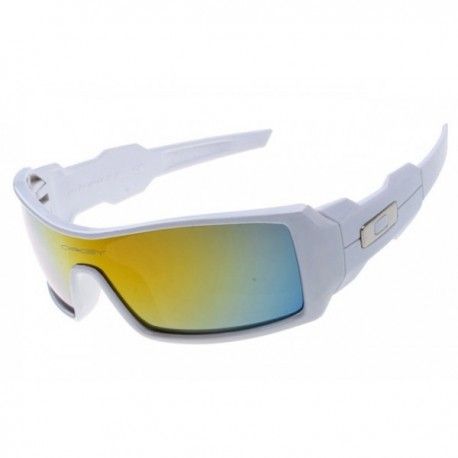 $18.00 oakleys sunglasses,Oil Rig sunglasses white with fire iridium http://sunglassescheap4sale