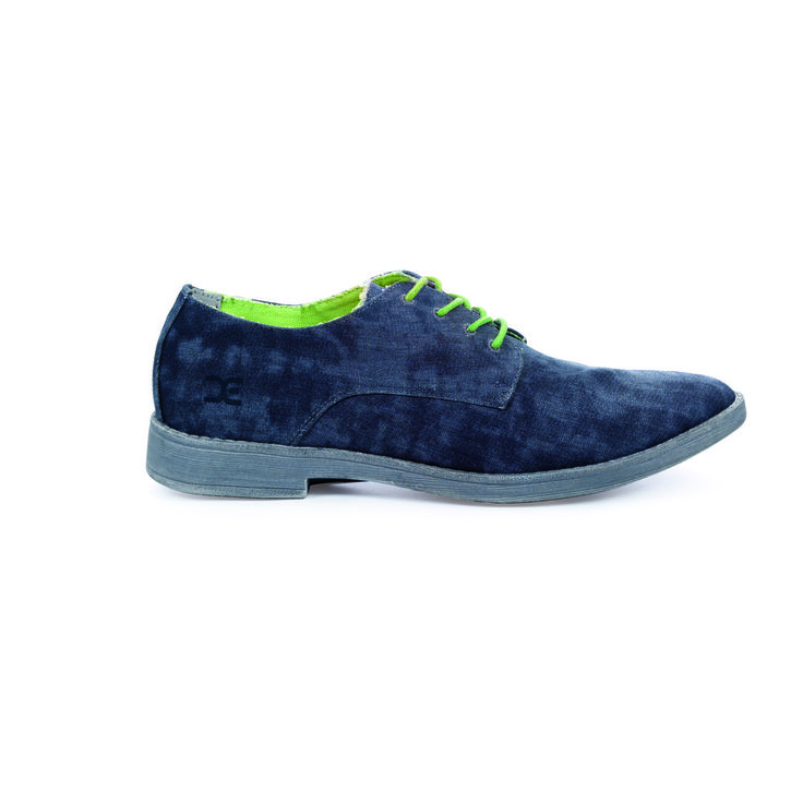 Dude Shoes Farty Kids Sea Blue Slip On Mule