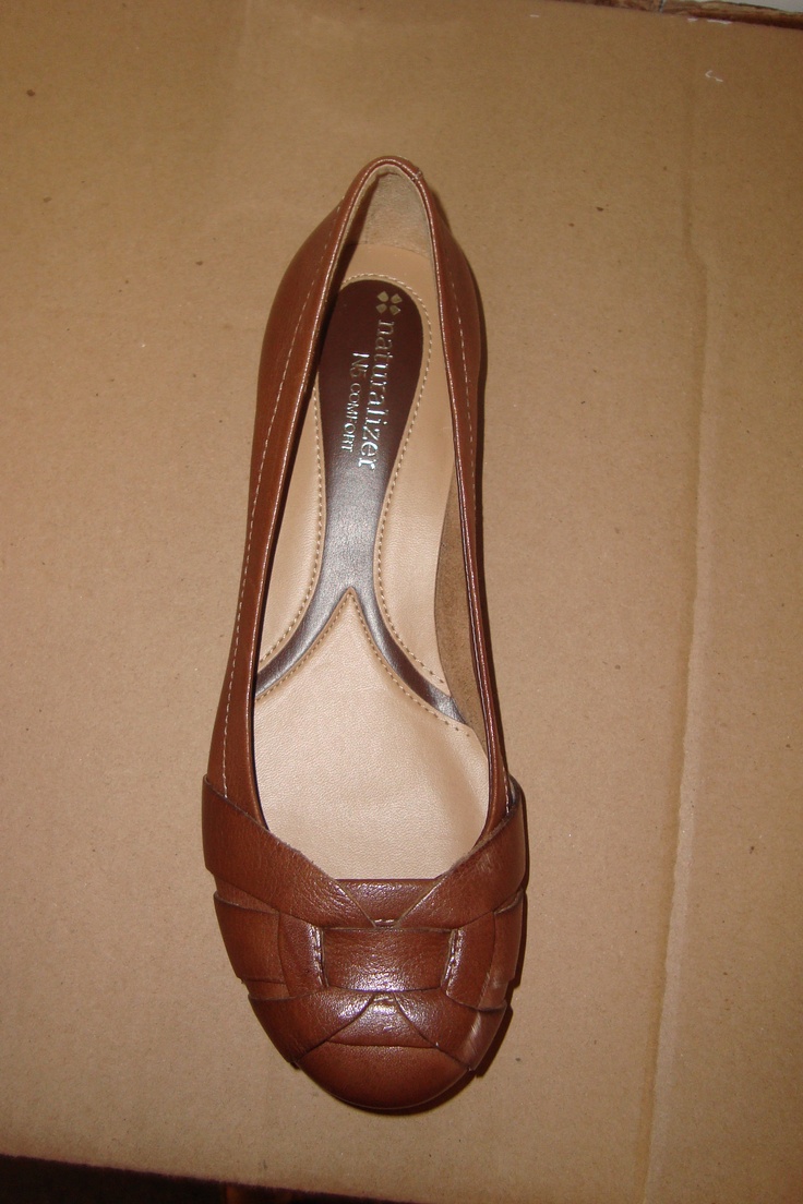 naturalizer leather comfort flats