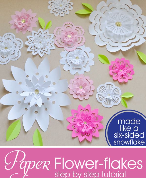 instructions for making paper flower flakes holly brooke jones paper flower instruction
