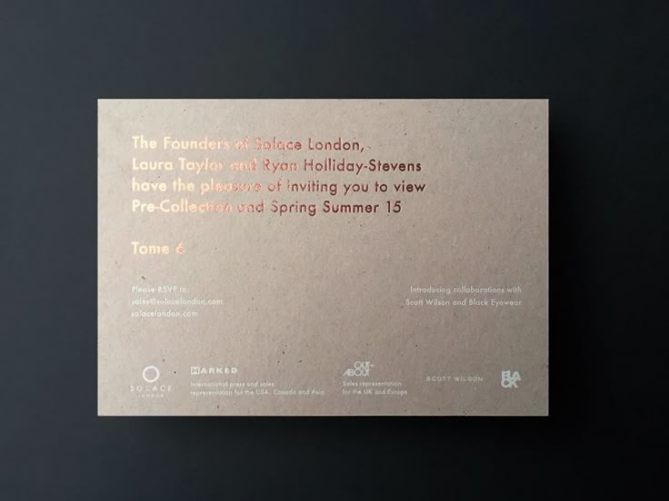 corporate invitations