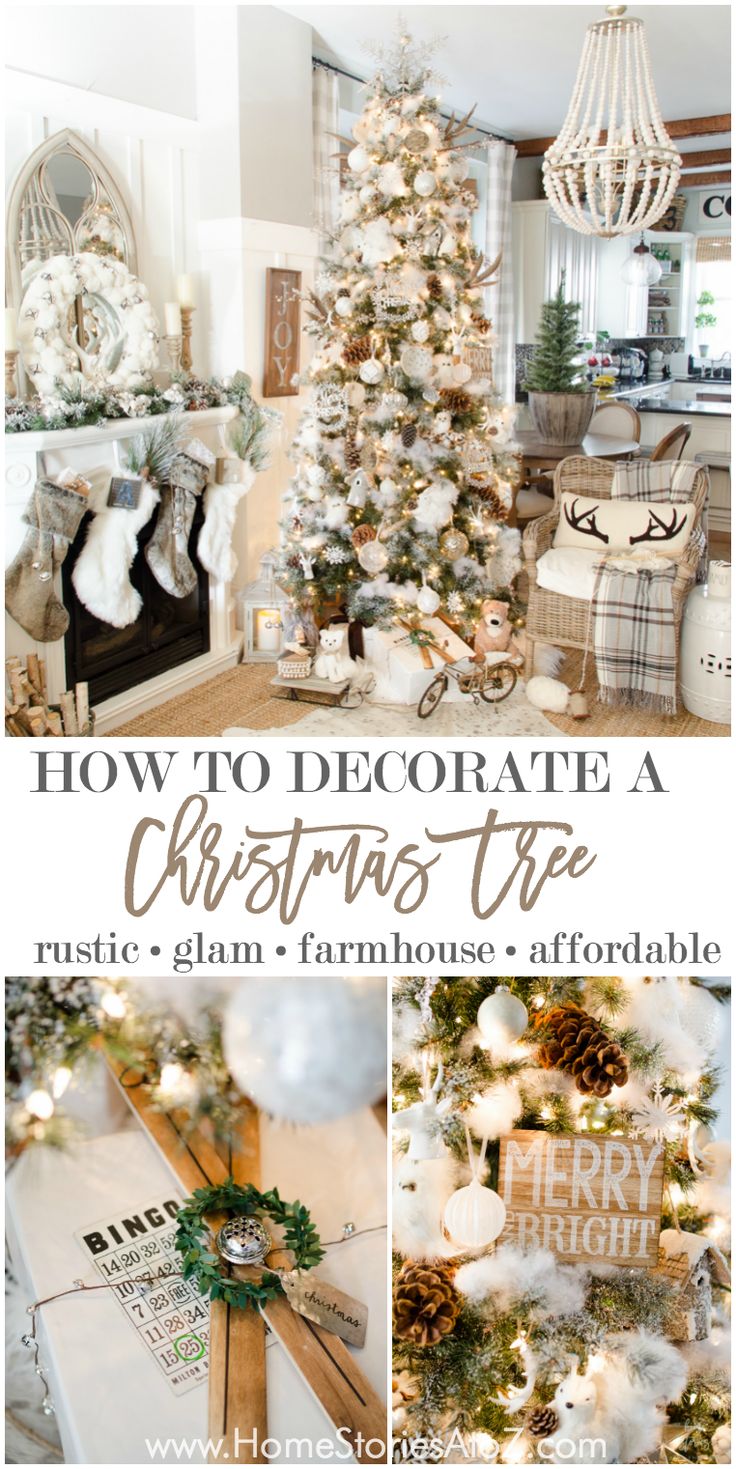 10-tips-on-how-to-decorate-a-christmas-tree-rustic-glam-farmhouse ...