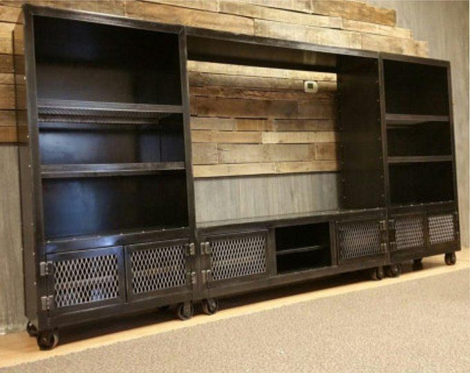 Industrial Reclaimed Wood Desk with hutch reclaimed wood and | Etsy