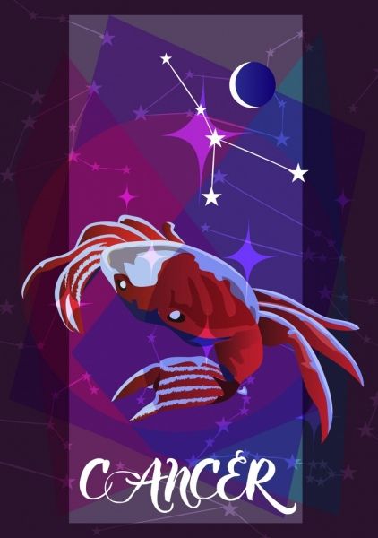Cancer Zodiac Symbol Red Crab Icon 3d My Wallpaper Pinterest
