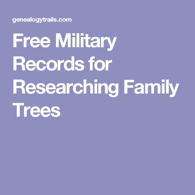 Free Military Records for Researching Family Trees Genealogy Free Free Military Records for Researching Family Trees Genealogy Free