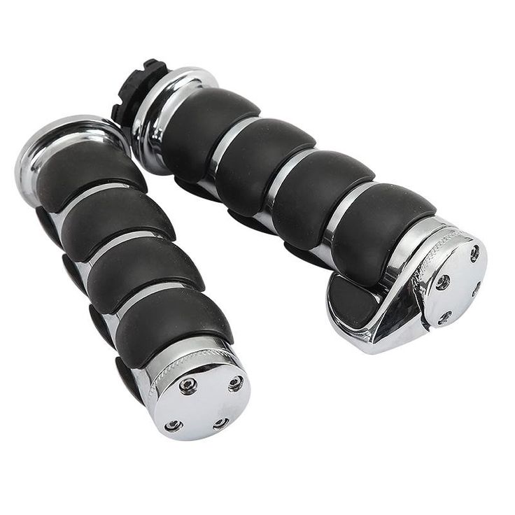 7/8'' 22mm Universal Motorcycle Chrome Throttle Handlebar Hand Grips For Yamaha 7/8'' 22mm Universal Motorcycle Chrome Throttle Handlebar Hand Grips For Yamaha
