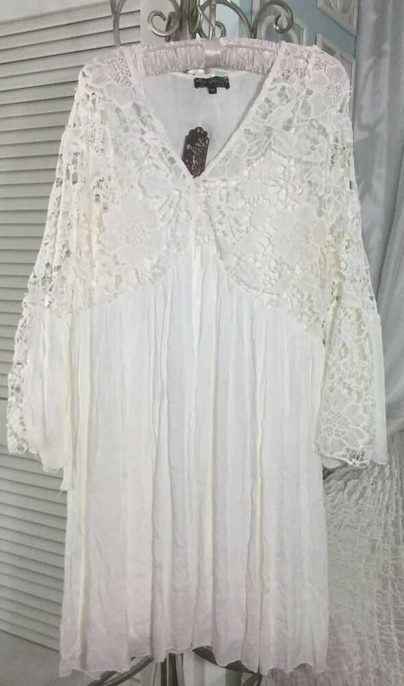 White Empire Dress Size 1X