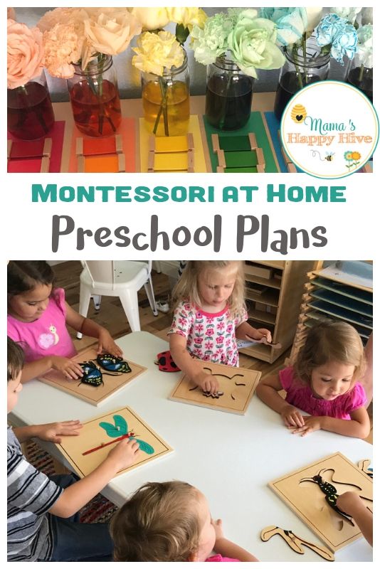 Montessori at Home Preschool Plans Free Unit Study Printable Montessori at Home Preschool Plans Free Unit Study Printable