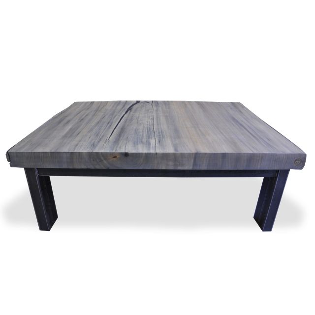 100 Best Salvaged And Reclaimed Coffee End Tables Images On Reclaimed Wood Live Edge Poplar Coffee Table With A Hot Rolled Steel Base To See