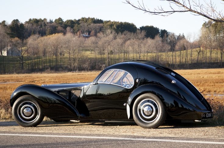 1938 Bugatti 57s Atlantic 1938 Bugatti Type 57SC Atlantic (57591) | Автомобили, Понтоны, Автомобиль