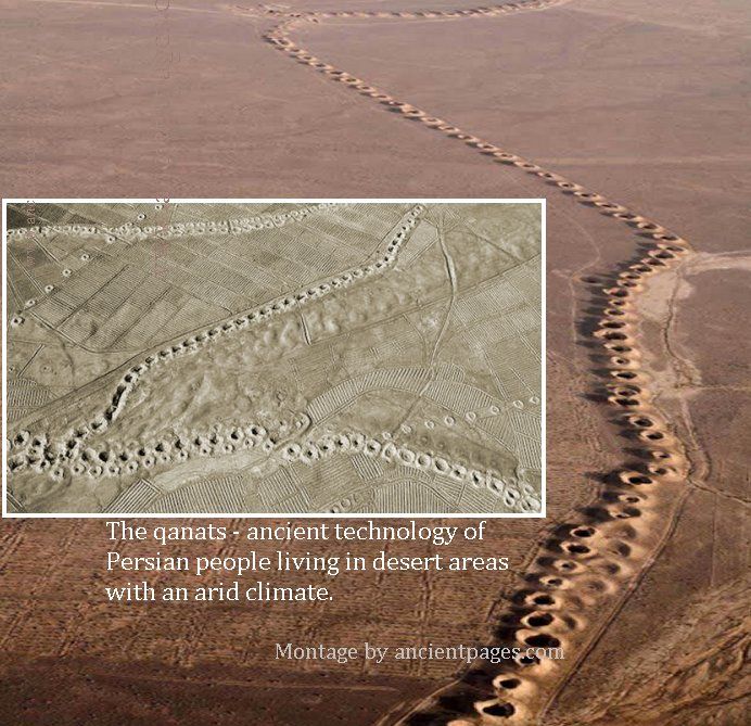 One Of The Most Interesting Technologies Ancient Time Are Underground Irrigation Canals Known As Qanats Transported Water From A One Of The Most Interesting Technologies Ancient Time Are Underground Irrigation Canals Known As Qanats Transported Water From A