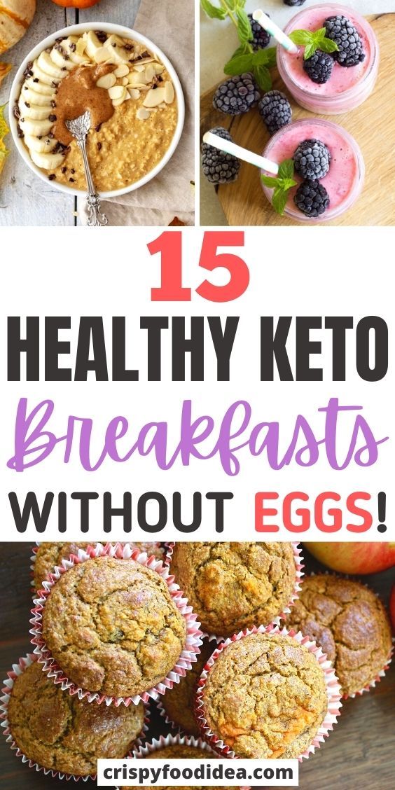 15 Easy Keto Breakfast Recipes Without Eggs - Best Quick Egg Free Keto