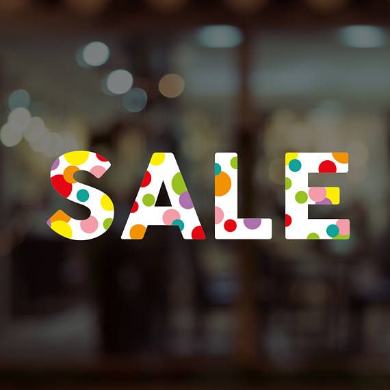 Large 55cm SALE Vinyl Shop Sign For Clothing Food Retail Shop Window Sticker Large 55cm SALE Vinyl Shop Sign For Clothing Food Retail Shop Window Sticker