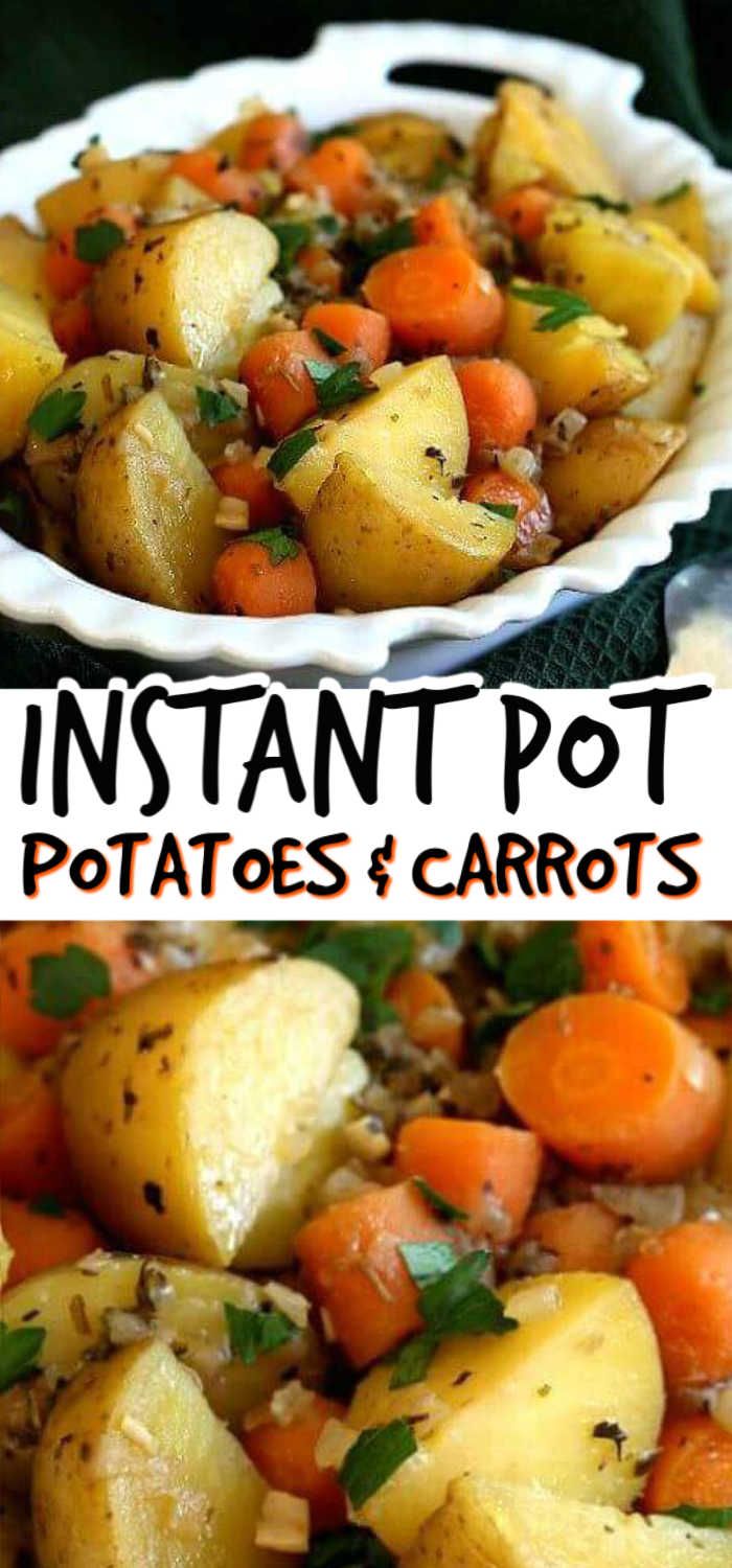 Instant Pot Potatoes With Green Beans And Carrots Instant Pot Recipes Pot Roast Vegetables Cooking Green Beans