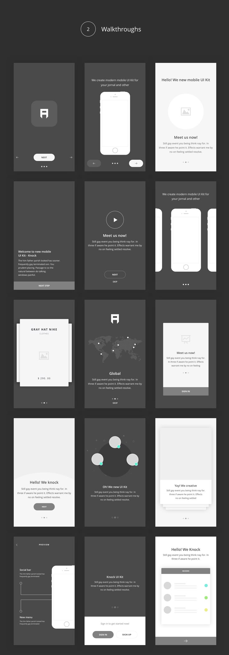 apps design templates