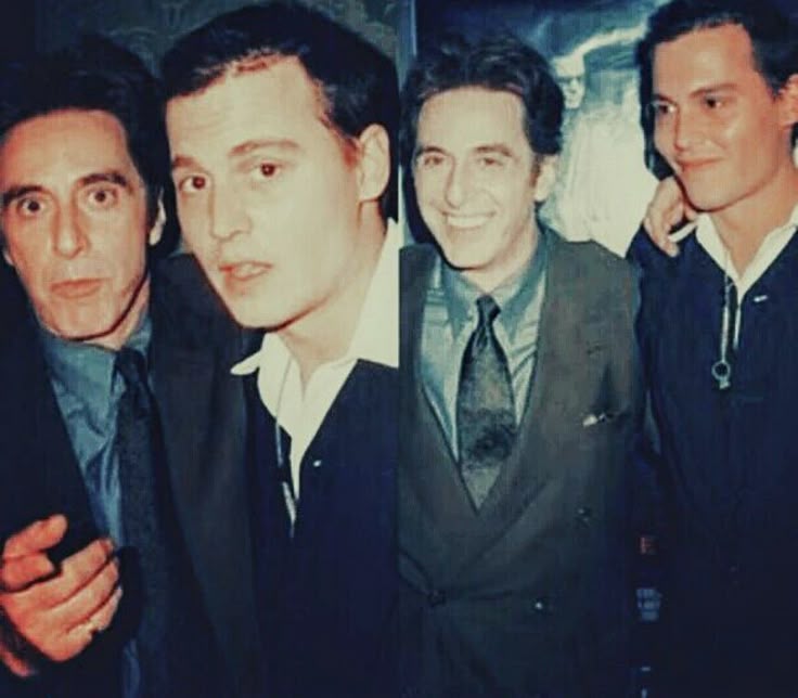 Al Pacino and Johnny Depp | Johnny depp, Johnny, Donnie brasco