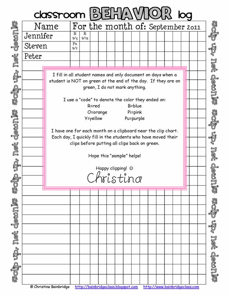 31 best behavior sheet images on Pinterest Behavior, School and - monthly list samples 31 best behavior sheet images on Pinterest Behavior, School and - monthly list samples