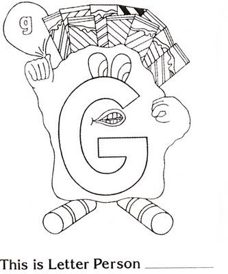 22 best the letter people images on pinterest the letter people letter people coloring pages