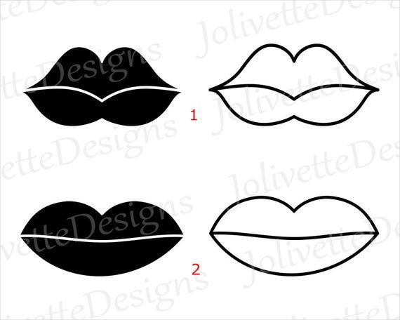 Lips Mouth Kiss Clip Art Clipart Design Svg Files Png Etsy Paper Flower Kit Clipart Design Clip Art