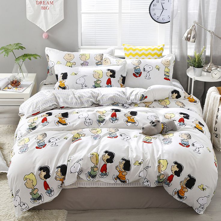 Snoopy bedding Duvet bedding sets, Bedding set, Duvet cover sets