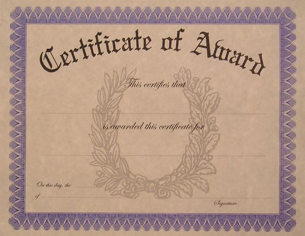 37 best cookie images on Pinterest Certificate templates, Award