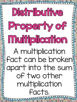 distributive property activity and game