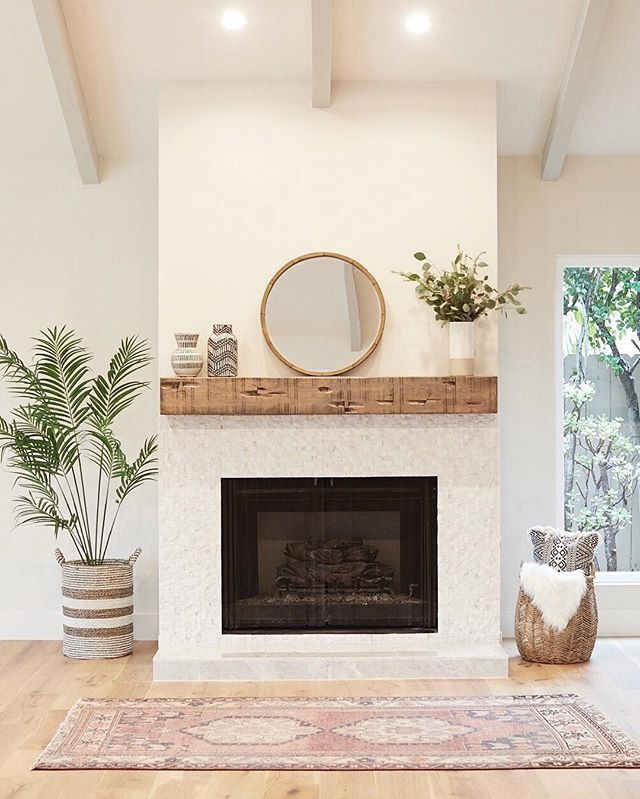 Fireplace simplicity...Excited to show some great spaces from this full gut reno...