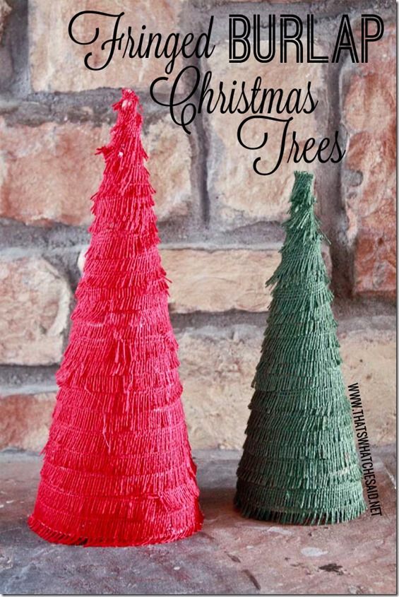 Burlap Christmas Craft Ideas Part - 38: 325 Best Crafts With Burlap Images On Pinterest | Hessian Fabric, Burlap Projects And Christmas Ideas