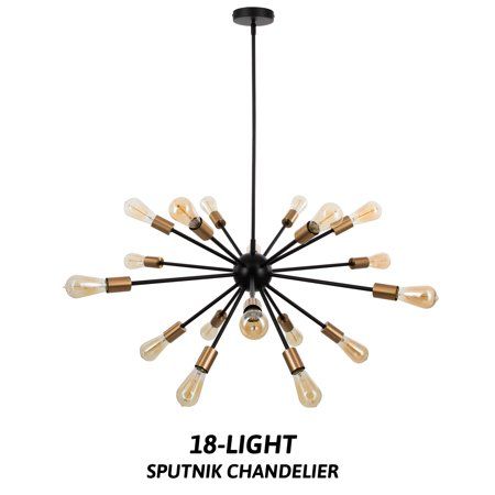Pin On Lighting Pin On Lighting, 18 Light Sputnik Chandelier