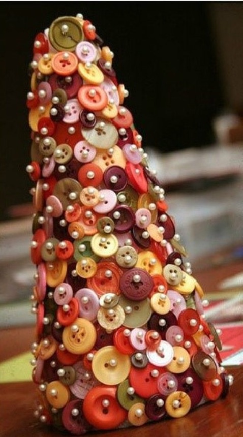 Buttons Crafts For Christmas Buttons Crafts For Christmas