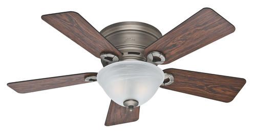 Hunter Conroy 42 In Antique Pewter Ceiling Fan At Menards With Light Flush Mount Hunter Conroy 42 In Antique Pewter, Menards Flush Mount Ceiling Fans