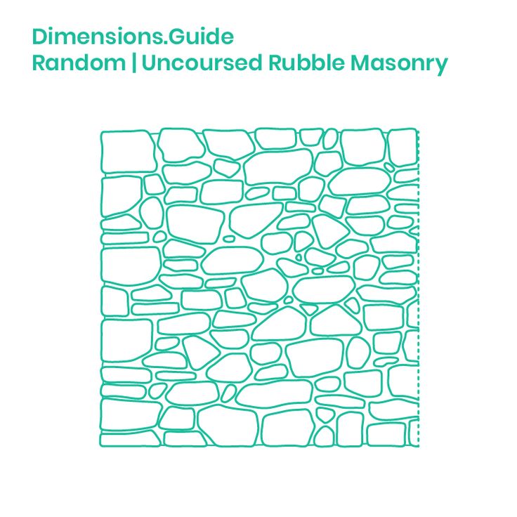 Random Uncoursed Rubble Stone Masonry Dimensions Drawings Random Uncoursed Rubble Stone Masonry Dimensions Drawings