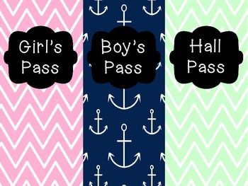 hall pass classroom