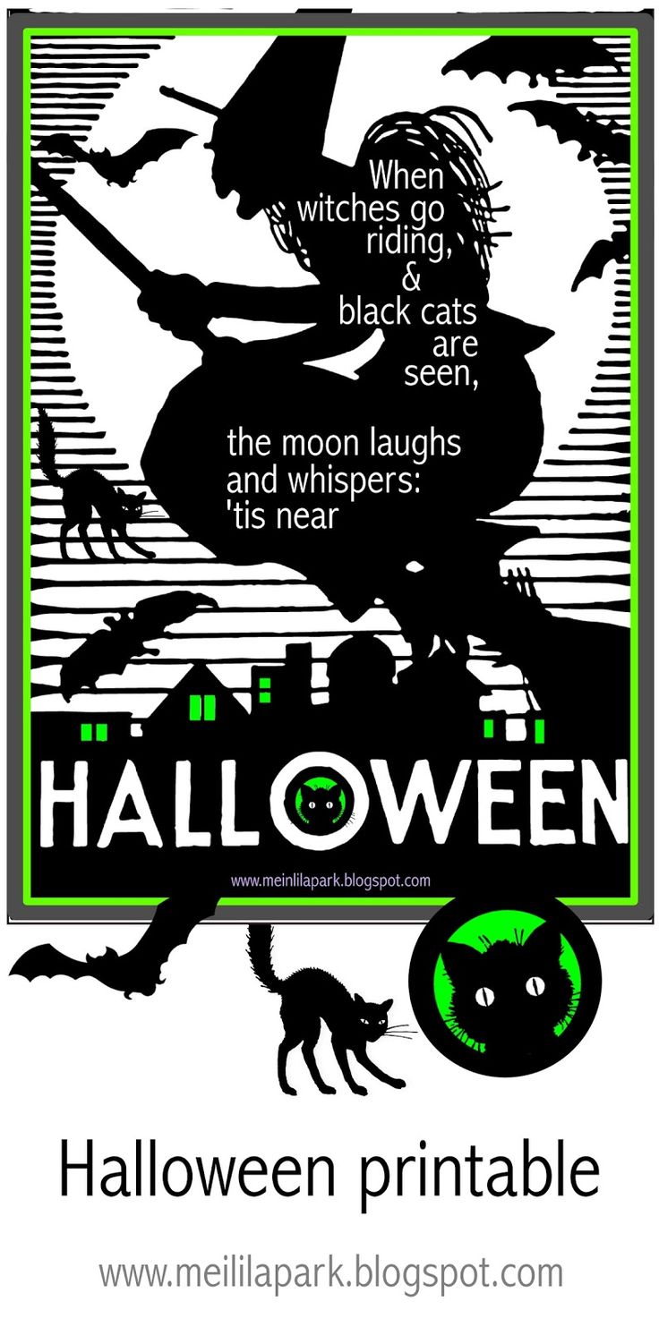 free printable halloween for decoration