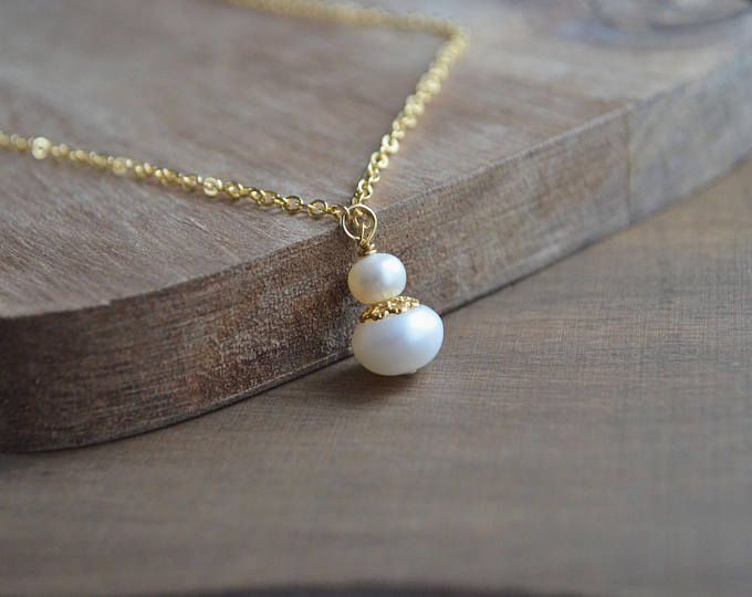 Gone Chain for Women Freshwater Beaded Chain Pearls Collier Wedding Chain